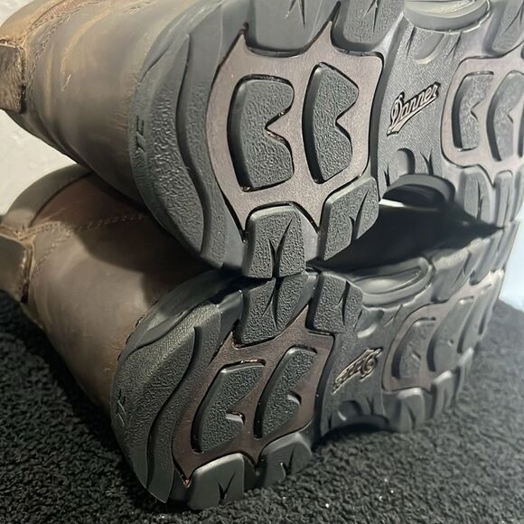 🔥 DANNER SHARPTAIL 4.5" Lace Up Hunting Hiking Work BOOTS Dark Brown Men Sz 10. - Picture 13 of 15